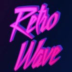 Fonte bonita e efeito no gerador de texto 3D retrowave