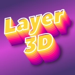 Texto 3D: efeito gradiente em camadas