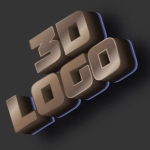 Fonte 3D de super-herói com efeito bonito