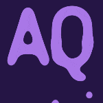Fonte elegante em GIF animação de líquido