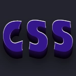 Texto CSS elegante com sombra 3D