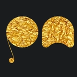 Texto dourado com a fonte fatc