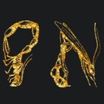 Texto dourado com fonte insektofobiya