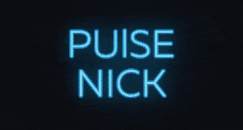 Animação pulsante para nick neon