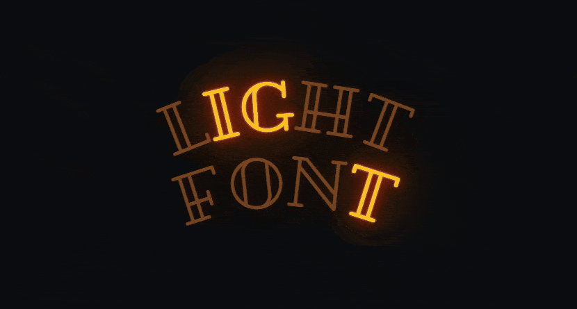 Efeito de ligar neon para nick