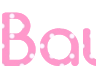 Crie uma inscrição PNG elegante em fundo rosa com a fonte Comfortaa