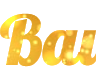 Crie sua bela inscrição PNG com fundo dourado - Fonte Lobster