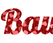 Criar frase online para 8 de março ou Dia de São Valentim com fundo de coração - Fonte Lobster