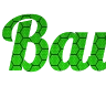 Construtor online de textos png bonitos com fundo verde - Fonte Lobster