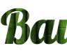 Título bonito online, fundo verde de bambu – Fonte Lobster