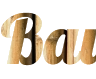 Criar texto online com fundo de bambu - fonte elegante Lobster