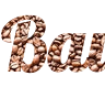 Crie seu Texto PNG Online na Forma de Grãos de Café - Fonte Bonita Lobster