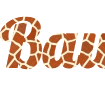 Construtor online de textos PNG com fundo de girafa - Fonte Lobster