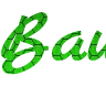 Construtor online de letras PNG - fundo verde com seções