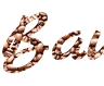 Crie uma legenda PNG única no estilo grãos de café usando a fonte