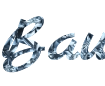 Textos PNG bonitos com brilho de diamante